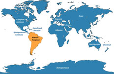 Изображение Южной Америки